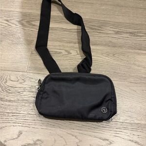 Stylish Black Belt Bag